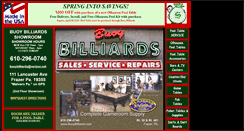 Desktop Screenshot of buoybilliards.com